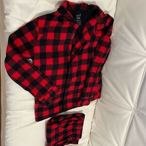 Black & red pajamas max & Olivia, Long sleeve for kids.